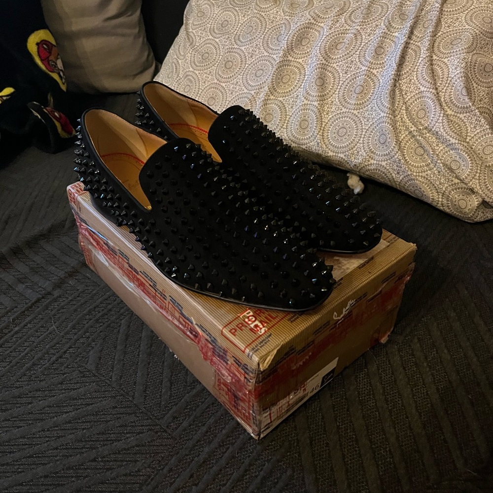 men’s christian louboutin loafers